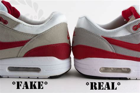 how to spot fake nike air max 1|nike air max real vs fake.